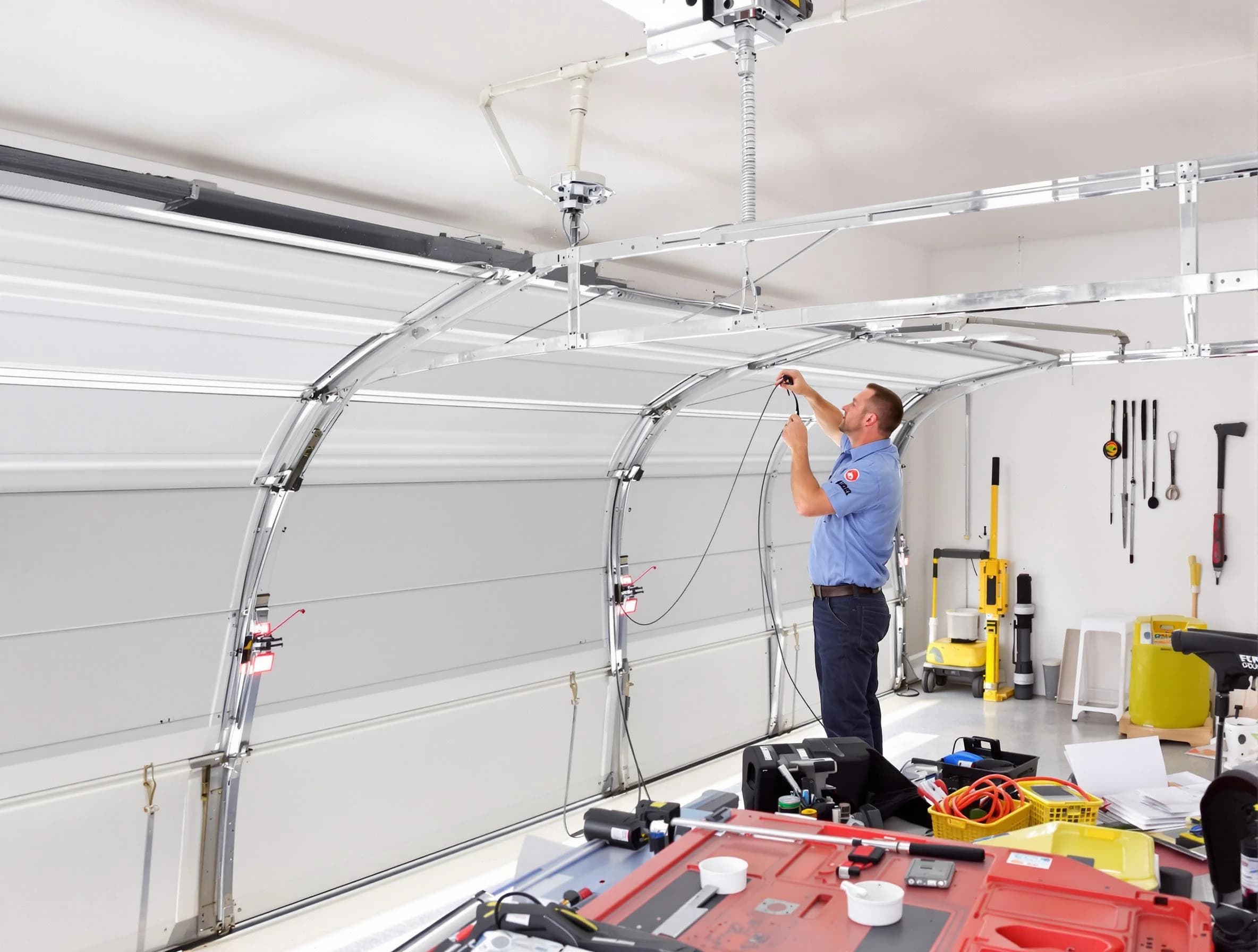 Garage door cable repair service by Belvedere Park Garage Door Repair in Belvedere Park