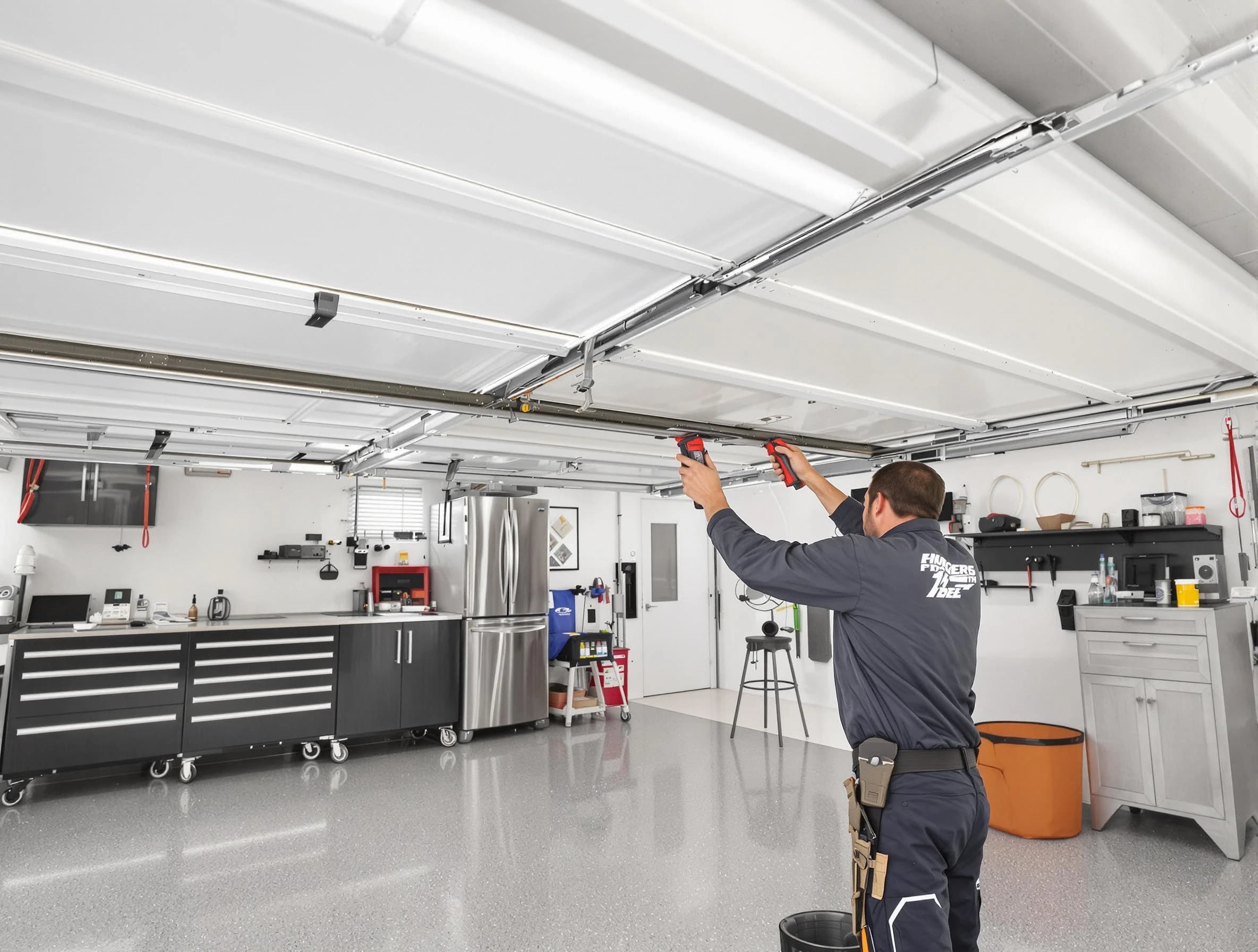 Overhead garage door repair service by Belvedere Park Garage Door Repair in Belvedere Park