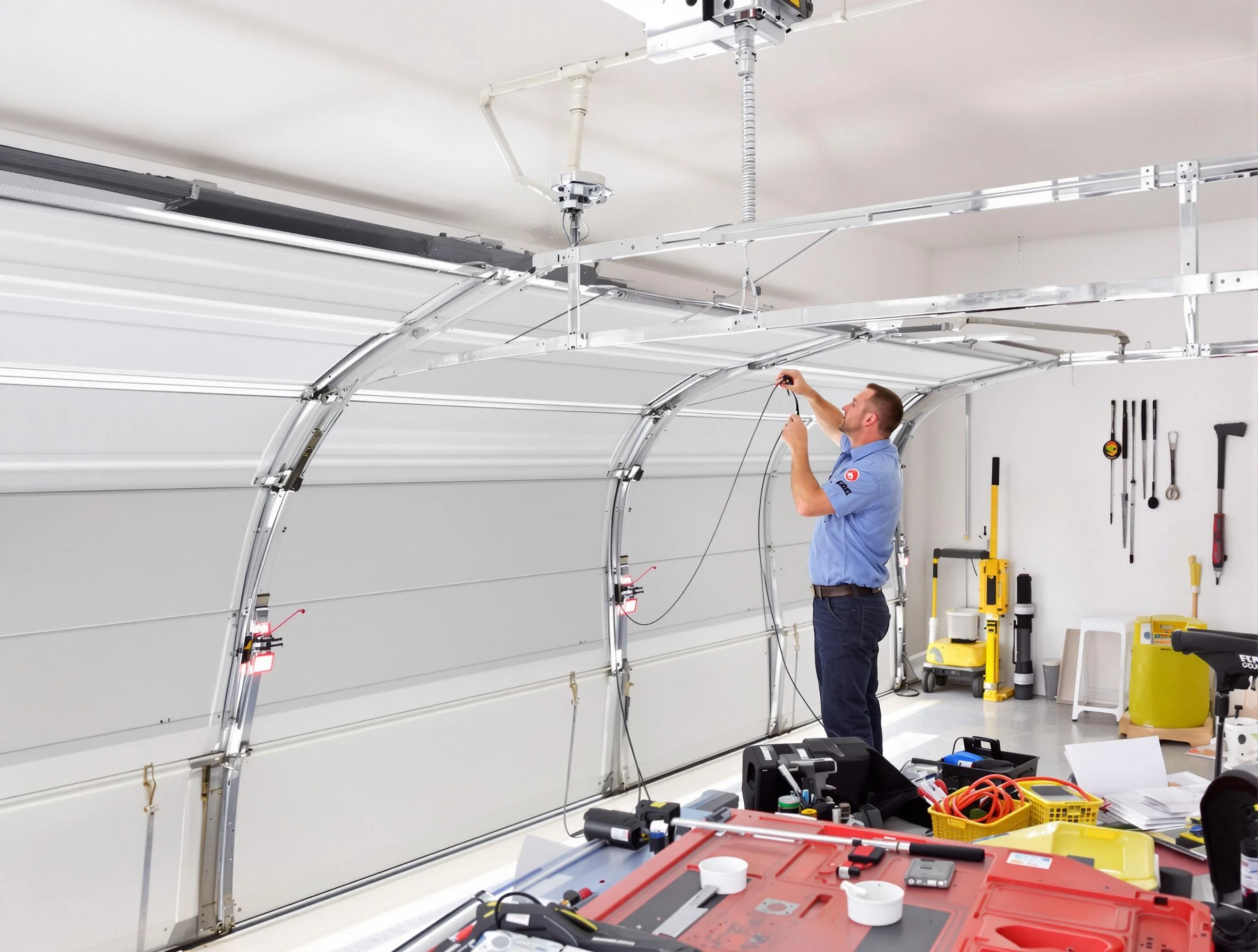 Garage door cable repair service by Belvedere Park Garage Door Repair in Belvedere Park