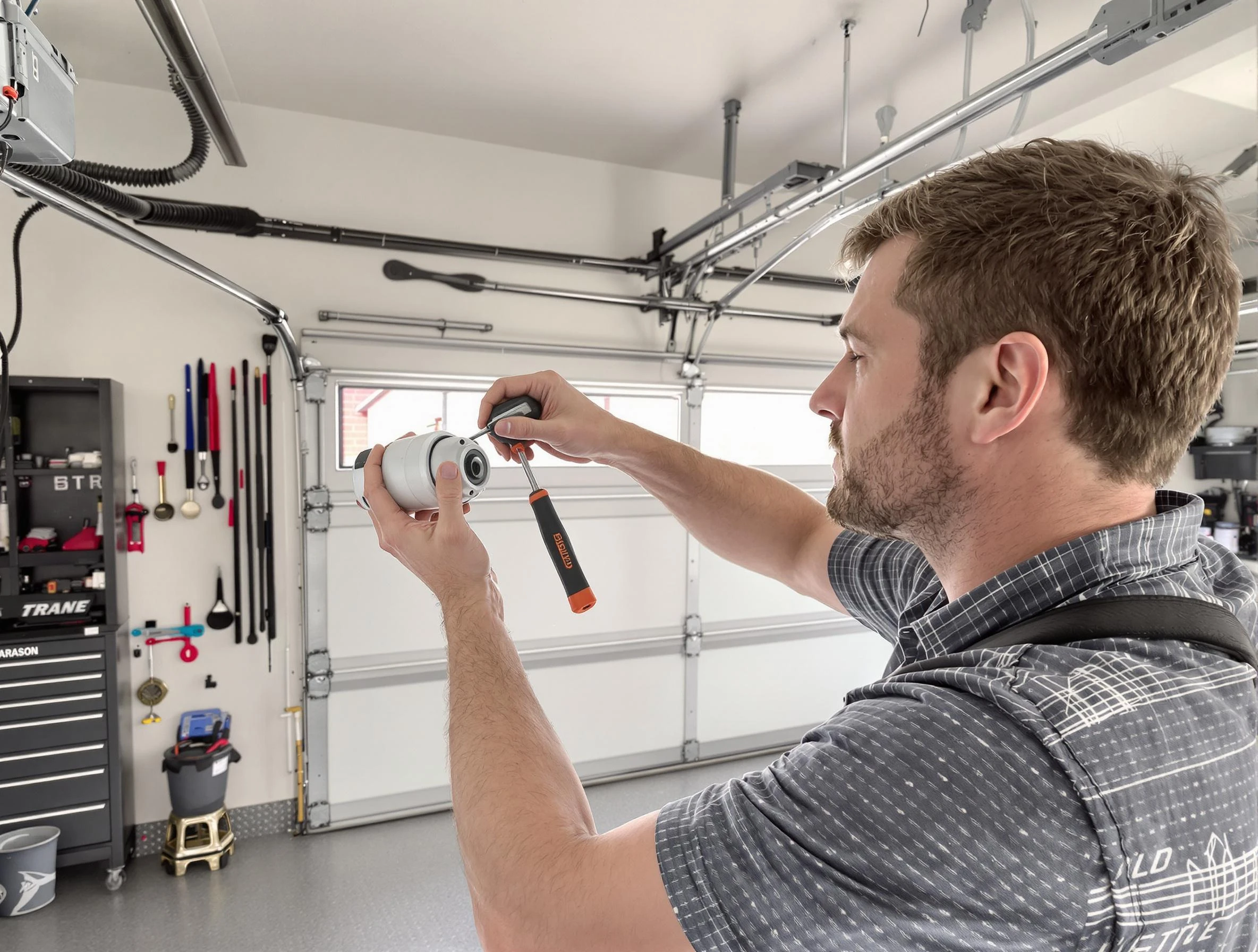 Garage door opener repair service by Belvedere Park Garage Door Repair in Belvedere Park