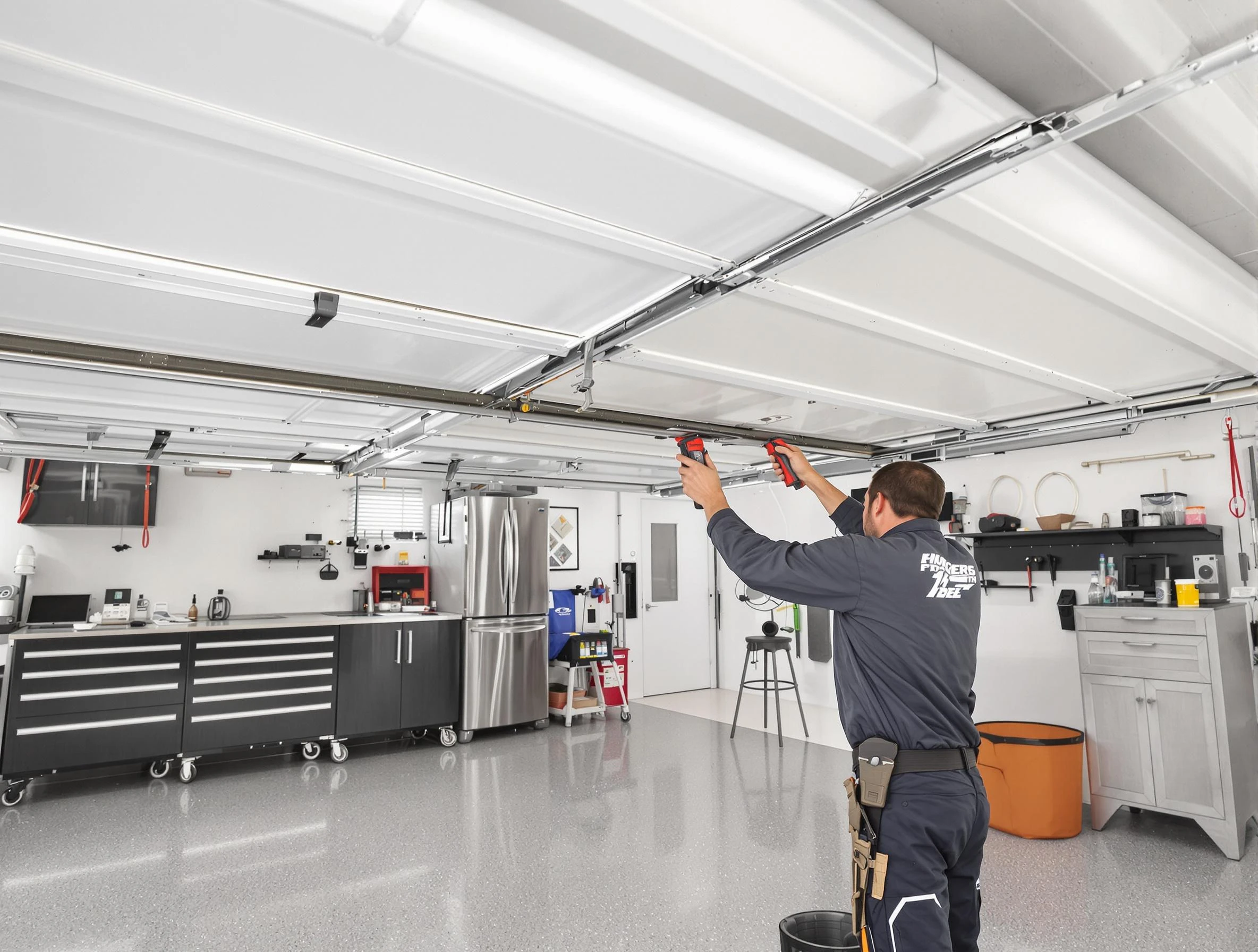 Overhead garage door repair service by Belvedere Park Garage Door Repair in Belvedere Park